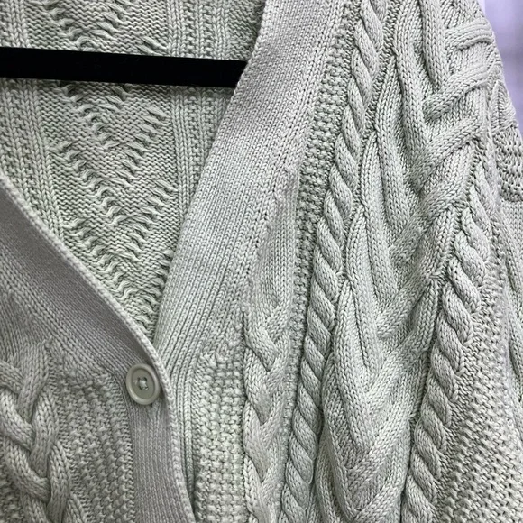 Sunday Best Cooper Cardigan in Sagebrush Green - Picture 6 of 11